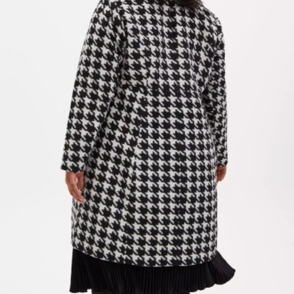 Plus Size Torrid Houndstooth Wool Jacket Size 6 (30) - Picture 2 of 9